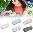 thumbnail image 1 of LAIOWEI Eyeglasses Case, Hard Protective Glasses Case glasses Case for Travel Storage Protection Pink 1Pcs, 1 of 6