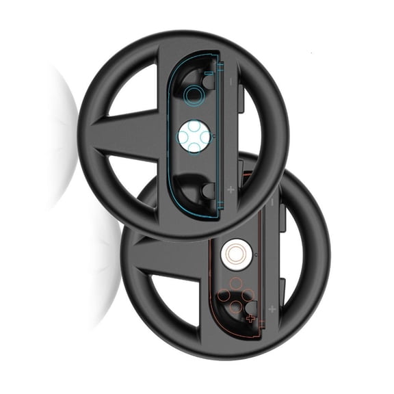 LAIQIEN 1 Pair Ergonomic Game Console Controller Steering Wheel Accessories Suitable For Multiplayer Racing Ultimately Gameplay