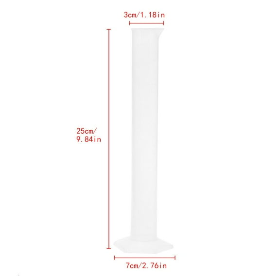 LAIQIEN 100ml Plastic Hydrometer Test Tube For Homebrew Whiskey Alcohol Beer Wine Mead