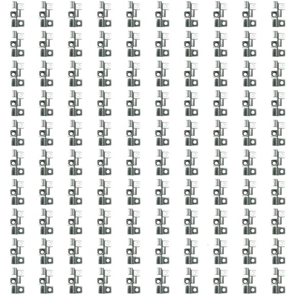 LAIQIEN 100pcs Practical Durability Deck Clip for Reliable and Stable Board Connection