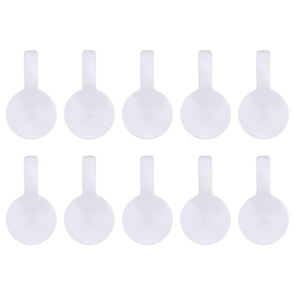 LAIQIEN 10Pieces Handheld Double Side Answer Paddles Small Whiteboards Erasable Signs Auction Paddles for Office Classroom