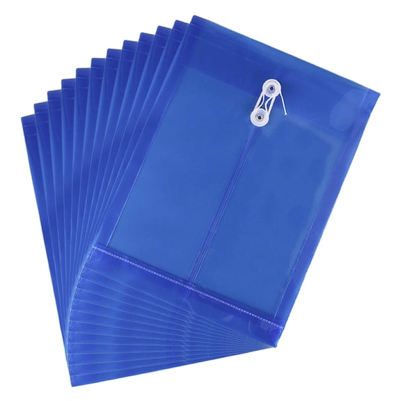 LAIQIEN 12Pcs A4 File Organizer Office File Wallet Office Stationery Set for Women Men