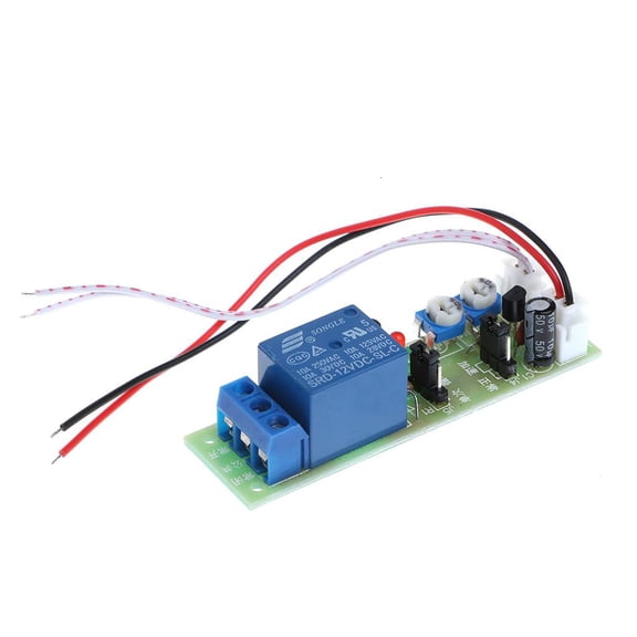 LAIQIEN 12V for DC Infinite Cycle Delay Timing Timer Relay ON OFF Switch Loop Module Tri