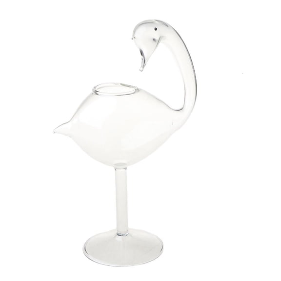 LAIQIEN 180ml Fancy Red Wine Swan Shape Goblet Wine Cocktail Glasses Elegance Perfect