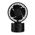 thumbnail image 1 of LAIQIEN 2 Speeds Desktop Table Oscillating Fan Rotation Strong Wind Quiet USB Powered Personal Fan for Home Desktop Office Table, 1 of 20