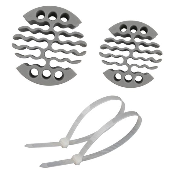 LAIQIEN 2Pcs 30 Holes Networks Cable combs Networks Room Cables management Tool Cable Organizing Tool Cord Holder Easy to Use