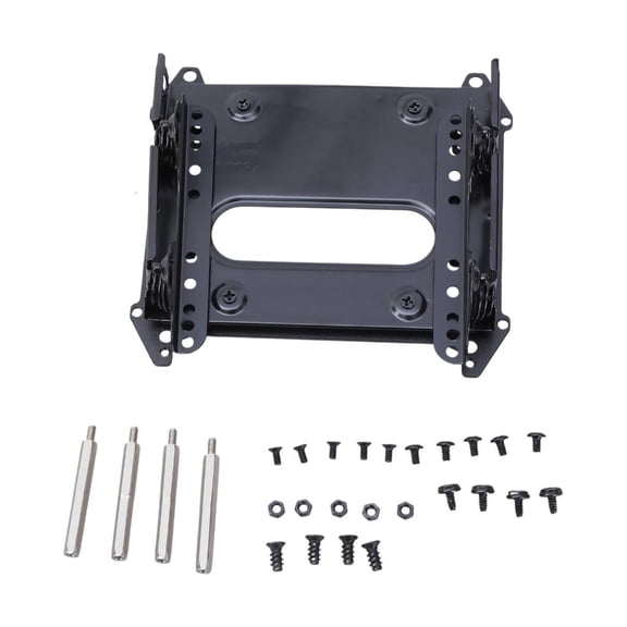 LAIQIEN 3.5 Inch SSD HDD Tray Caddy Case Adapter Hard Disk Drive Bays Holder Cooling Fan Mounting Bracket for PC