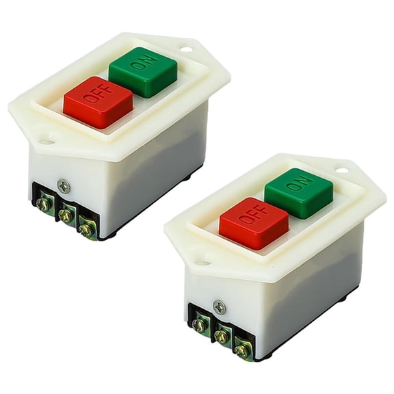 LAIQIEN 3 Phase Grinder Switches 380V Start Stop Switches with Safety Lock for Power Tool