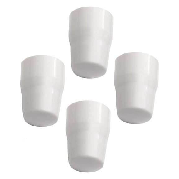 LAIQIEN 4Pcs PVC Angle Valves Cover Plate Bathroom Faucet Hole Concealer Decoration