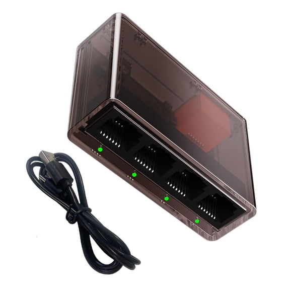 LAIQIEN 5 Port Gigabit LAN Switcher 1000Mbps For Smooth Multi Device Networking Adapter