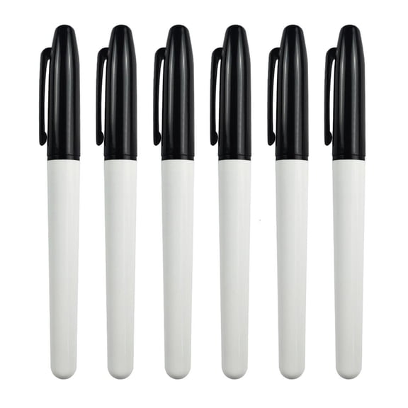 LAIQIEN 6Pcs Disappearing Ink Pens Vanishing Water Soluble Air Erasable Marker Pens Set