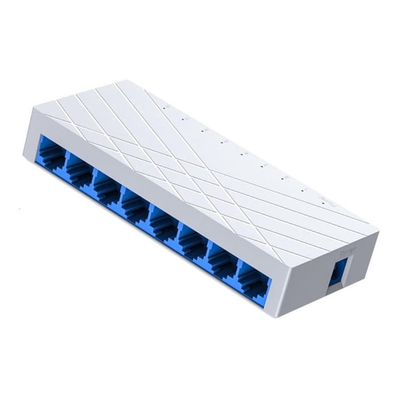 LAIQIEN 8 Port Ethernet Unmanaged Intelligent Switcher RJ45 Internet Splitter for Router
