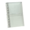 thumbnail image 1 of LAIQIEN A6/A7 Three Fold Flip Binders Cover Binders Folder Clear Notebook Cover, 1 of 19