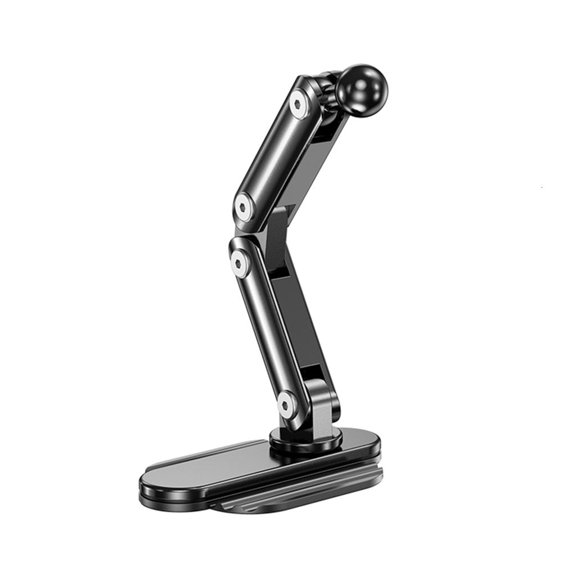 LAIQIEN Aluminum Universal Mounting Base with 17mm Rotatable Ball Head for Smartphone Tablet Cradles in Multiple Locations