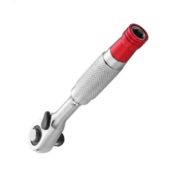 LAIQIEN Auto Repair Ratchet Wrench 1/4Inch Bidirectional Socket Steel