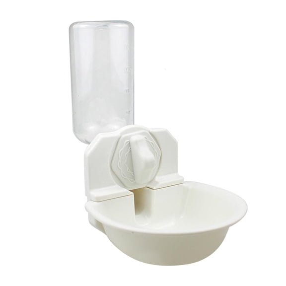 LAIQIEN Automatic Water Feeder Pet Water Dispenser Hanging Water Fountain Gravity Fed for Small Animal for Cat Puppy Rabbit Ferr