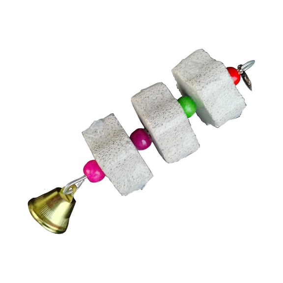 LAIQIEN Bird Molar Toy Parrot Grinding Stone Molar Stone Chinchilla Squirrel Molar