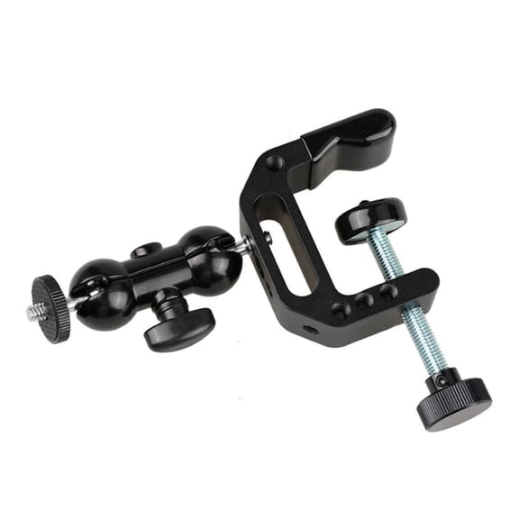 LAIQIEN C Clamp Camera Mount Tripod Clamp Desk Clamp 1/4inch Thread Hole C Clamp Mount