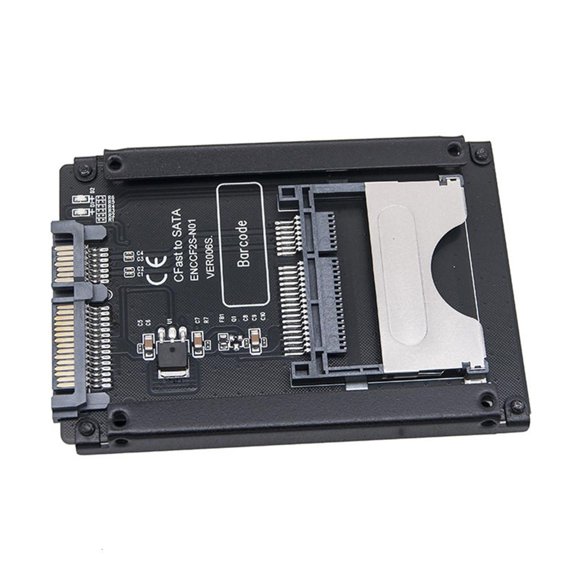 LAIQIEN CFast to SATA3.0 Hard Disk Adapter Card SATA3.0 22Pin to CFast Card Adapter 2.5" Socket SSD HDD CFast Card Reader