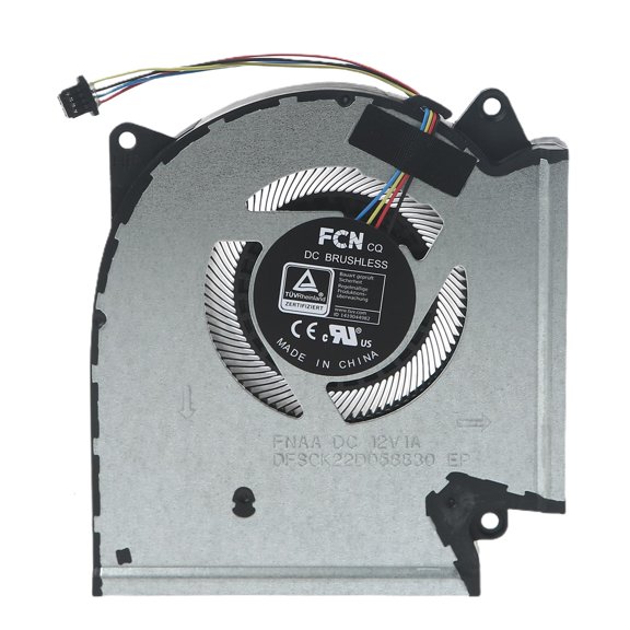 LAIQIEN CPU GPU Fan Laptop Cooling Fan 12V 1A 4pin Radiator for ROG Strix 2021 Scar