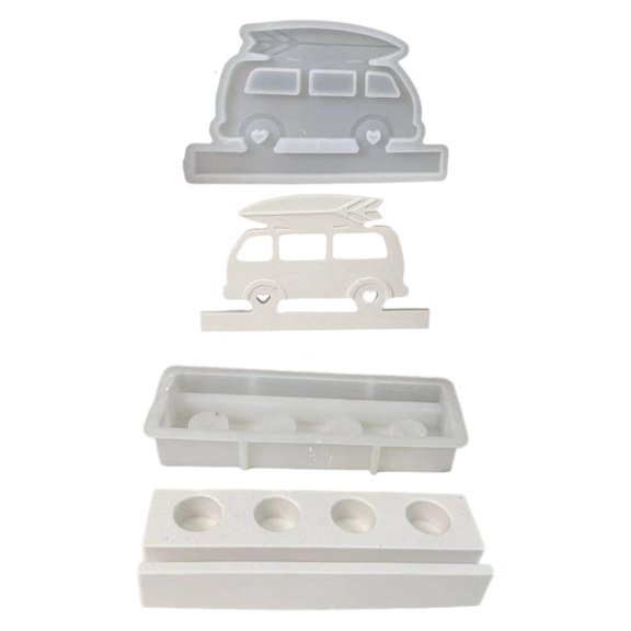 LAIQIEN Candle Holders Mold Candle Base Mold Plug-in Campers Candlestick Jewelry Mould