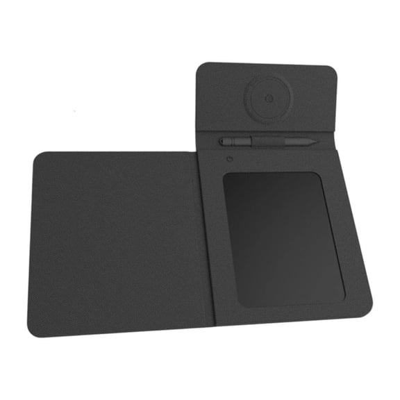 LAIQIEN Chargers Mouse Pad Wireless Charging And Phone Holder Multifunctional Leather Mat