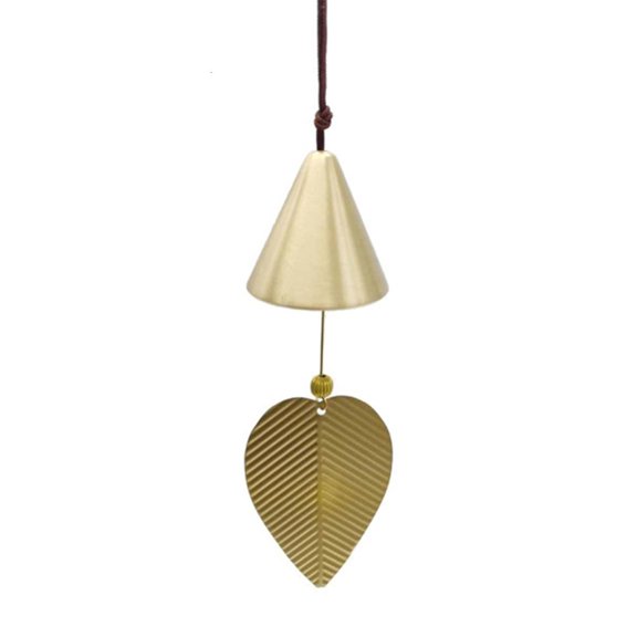 LAIQIEN Creative Leaf Wind Chimes Campanula for Garden Yard Porch Garden Decors Outdoor