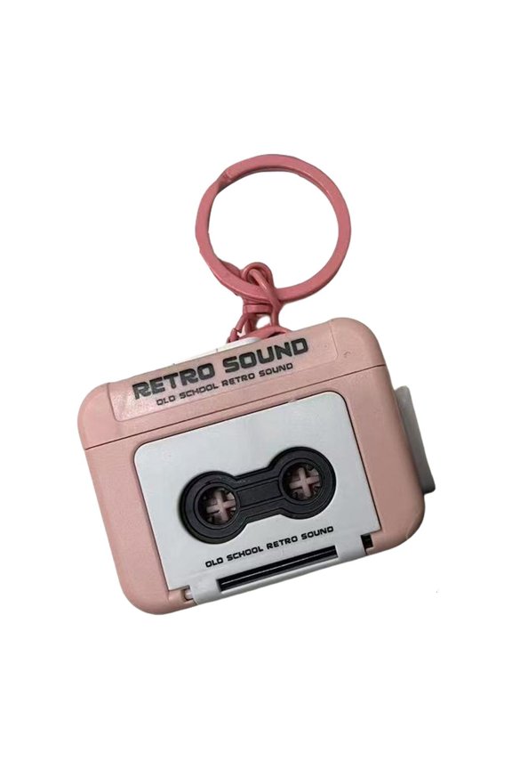 Creative Miniature Recorder Keychain Charm for Music Lovers and Collectors