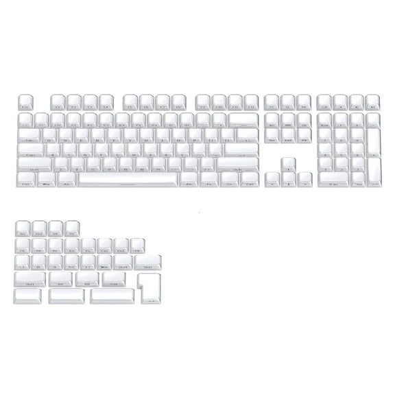 LAIQIEN Crystal Jelly Keycaps PC Double Shot Injection OEM Profile Keycap for 61/64/68