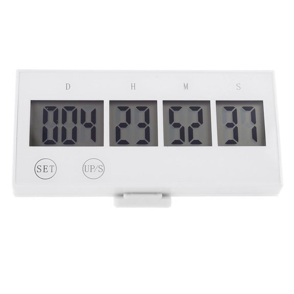 LAIQIEN Digital Countdown Days Timer Upgraded Big 999 Days Count Down Clock Suitable for Vacation Retirement Wedding 2 Colors