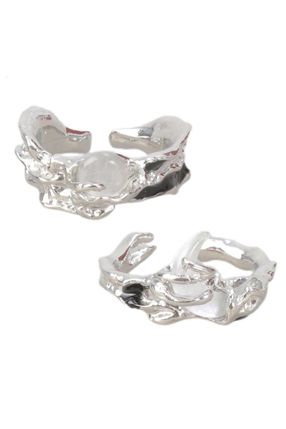 Elegant Sun And Moon Design Rings Adjustable Couple Rings For Romance Gift