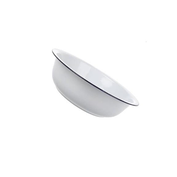 LAIQIEN Enamel Coated Cooking Bowl Scratch Proof Design Enamelware For Mixing Ingredient Dishwasher Safe Kitchen Tool