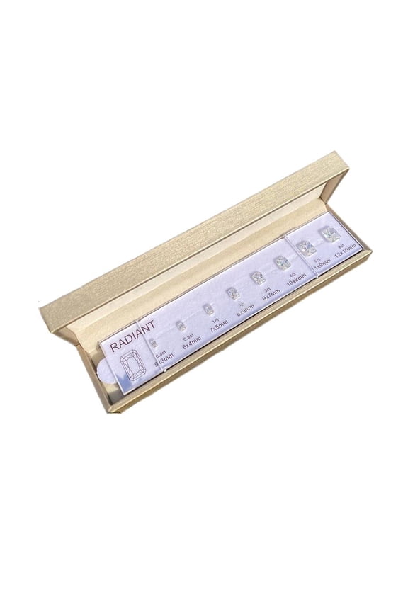 Fashioanble Rings Size and Gemstones Chart Highlighting Cubic Zirconia Convenient for Jewelry Enthusiasts Display