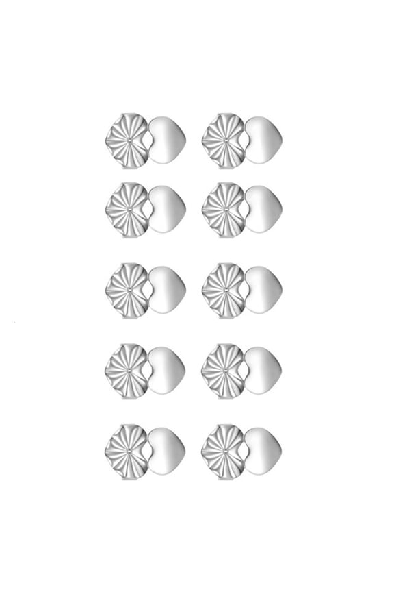 Fashionable Earplug Backs Practical Earring Backs for Droopy Ears Large Heart Lifter Support for Heavy Earrings