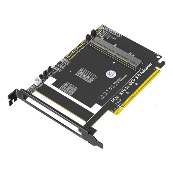 LAIQIEN Fast Speed OCP NIC3.0 To PCIe 5.0 X16 Conversion Networking Card For Servers