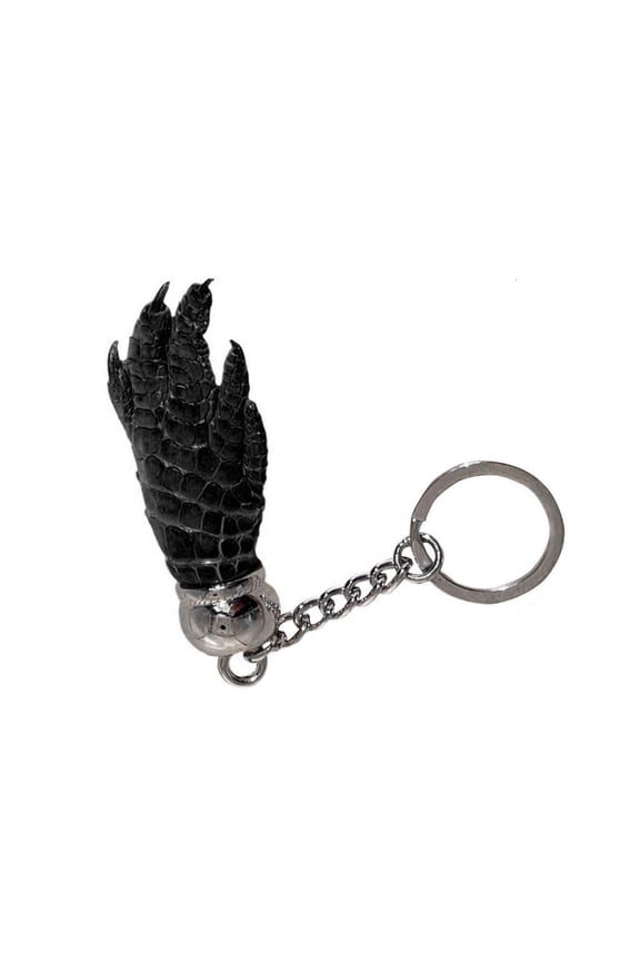Faux Crocodiles Leather Claw Keychain Stylish Pendant for Coins and Small Items