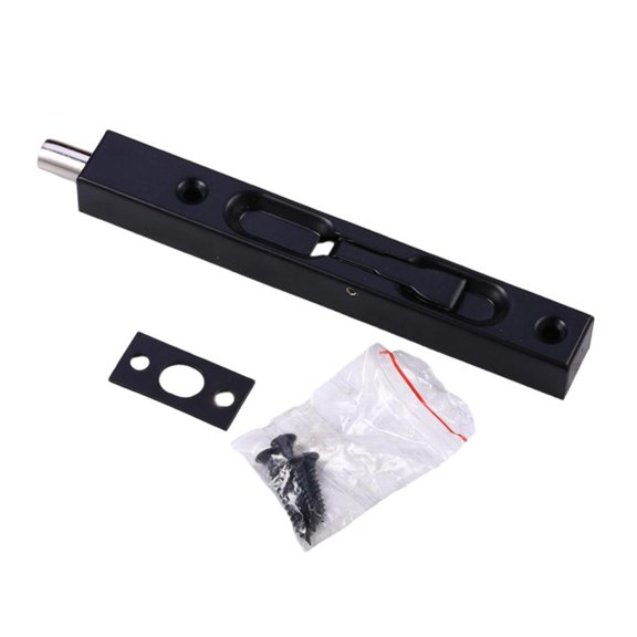 LAIQIEN Flip Bar Security Mechanism Concealed Flush Bolt Lock for Sliding Storms Door