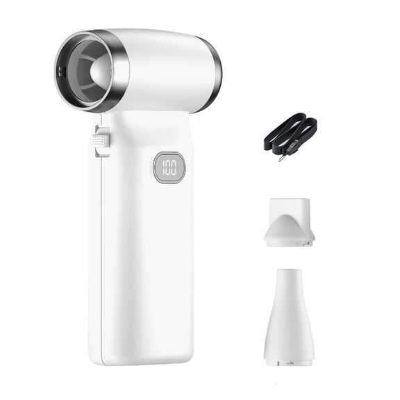 LAIQIEN Handheld Blower For Home Office Electronics Dust Cleaning Use Rechargeable Jet Air Duster with LCD Screen for Keyboards