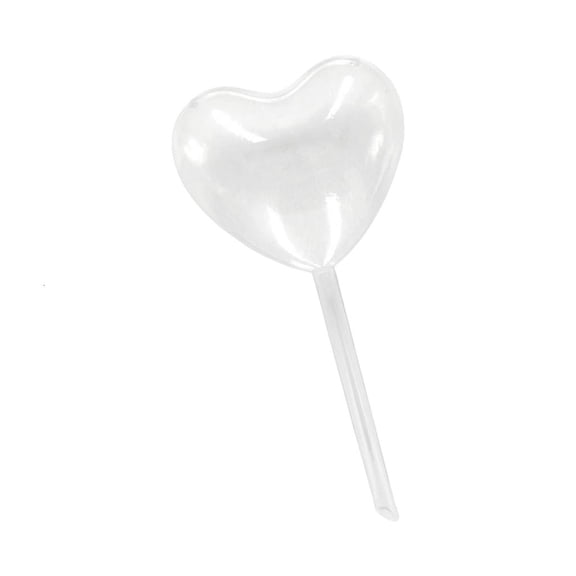 LAIQIEN Heart Plant Watering Globes Watering Globes for Indoor Plant Flowers Outdoor Houseplant Watering Bulb Dripper