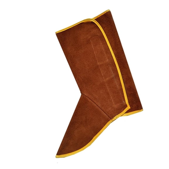 LAIQIEN Heat Resistant Welding Boot Covers Leather Welding Spats Welding Shoe Protectors
