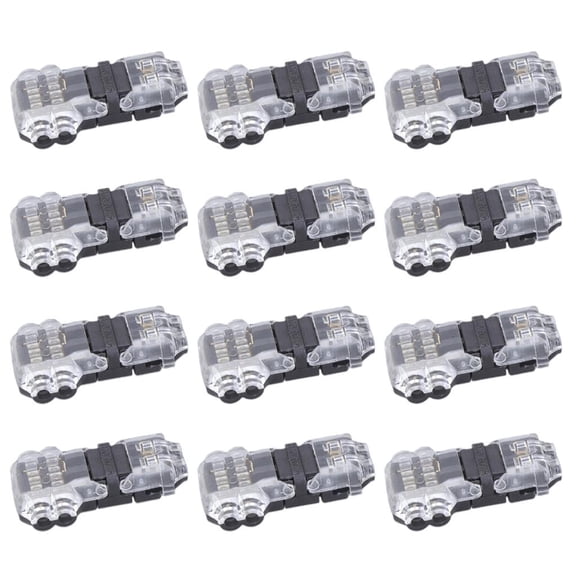 LAIQIEN Heat Resistant Wire Connectors 2 Pin Fast Splicing for Secure & Long Service Use