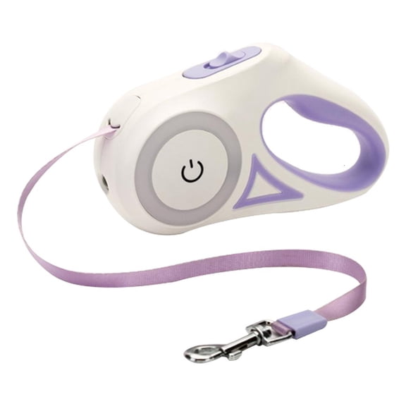 LAIQIEN Heavy Duty Retractable Dog Leash with LED Flashlight Extendable Leash Pet Gift