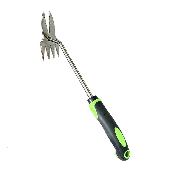 LAIQIEN Innovative Double Head Weeding Tool With Strong Metal Teeth For Stubborn Roots
