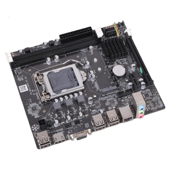 LAIQIEN Integrated Graphics and Audios H61 Motherboard Featuring PCIE3.0 Slot Computer Motherboard for Enhances Performances