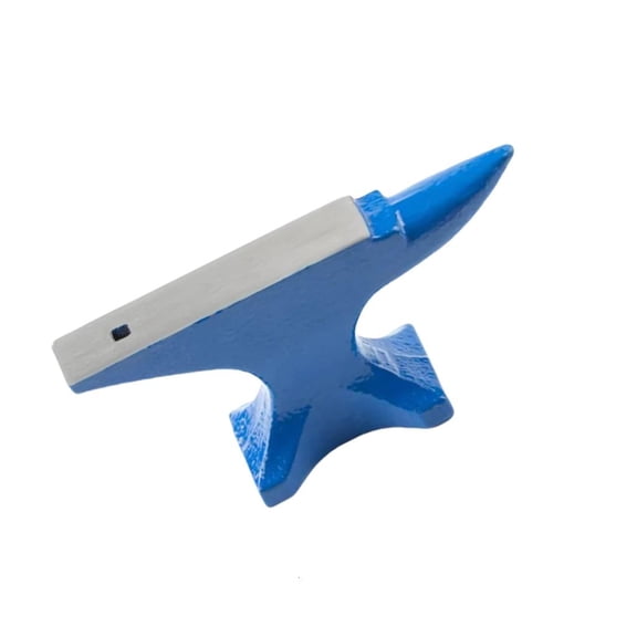 LAIQIEN Jewelry Making Steel Anvil for Metal Shaping Single Round Horn Anvil Multipurpose Blacksmith Tool Metalsmith Supplies