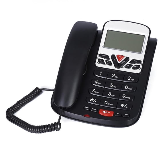 LAIQIEN L-51 Corded Landline Phone Fixed Telephone for Hotel Room, Office Caller Display