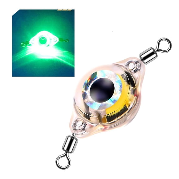LAIQIEN LED Fishing Lures Underwater Flasher Halibut Flasher Lighted Fishing Spoons