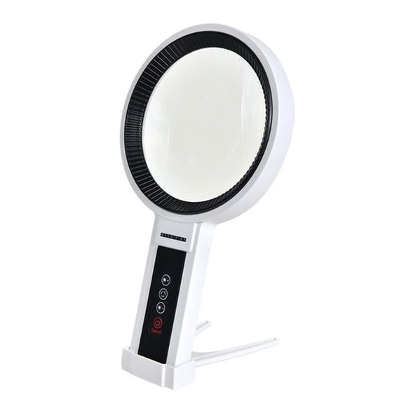 LAIQIEN Large Handheld Magnifying Glass for Detailed Observation and Reading