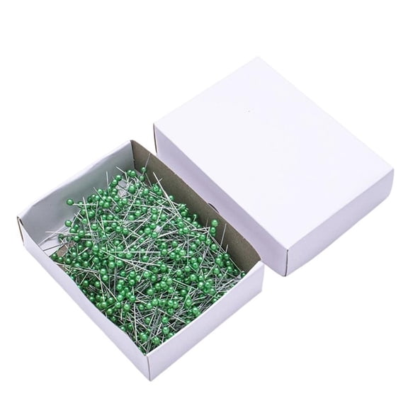 LAIQIEN Metallic Dressmaker Pins Stainless Steel Pin for Quilting Sewing Tailoring