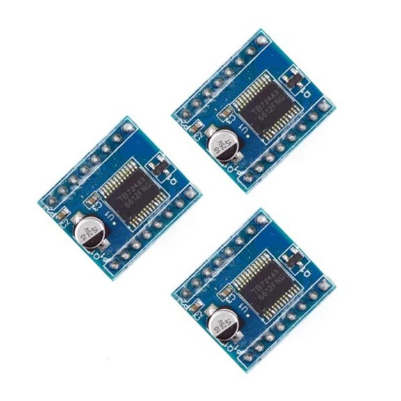 LAIQIEN Microcontroller Compatible Double Motor Driver Board With Braking Mode For Robotics Projects And Automateds Systems